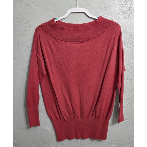 STACCATO Red Long Sleeve Sweater Woman's Size Small - Picture 1 of 7